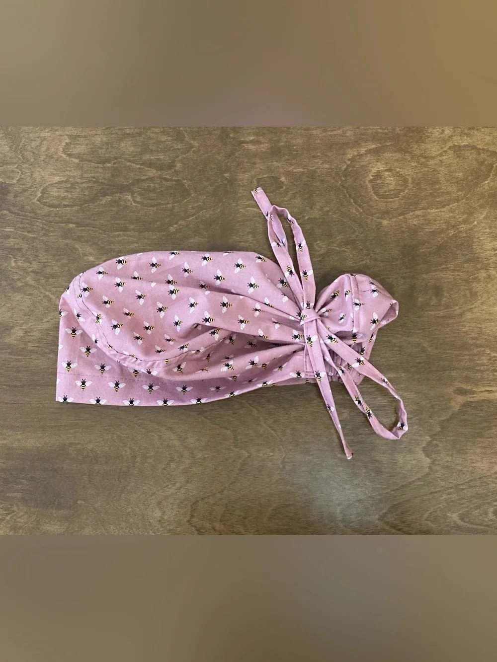 Handmade bun style scrub caps